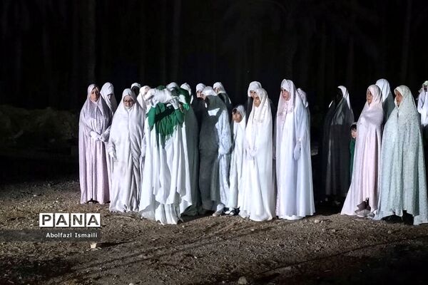 بازسازی واقعه عید غدیرخم به مناسبت عید بزرگ مسلمانان در شهر اهرم