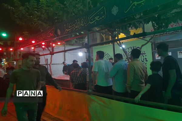 حضور زائران و مجاوران در مراسم خیابانی عید غدیر