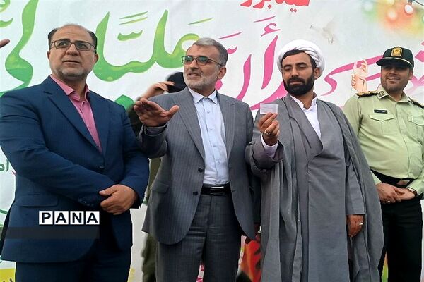 کاروان شادی عاشقان ولایت به مناسبت عید غدیر خم  در شهرستان قدس