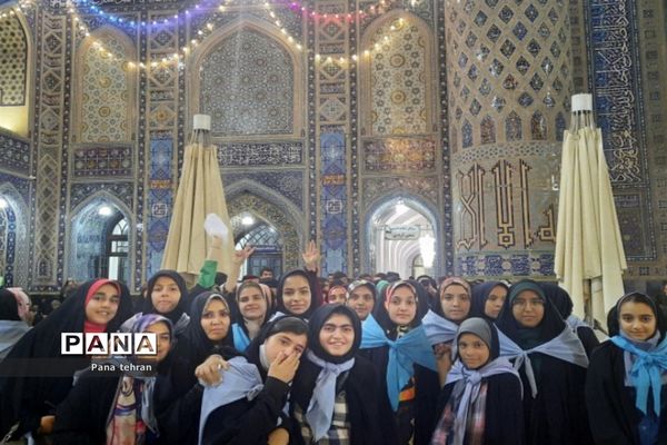 اعزام  دانش‌آموزان زیارت اولی شهر تهران به مشهد مقدس