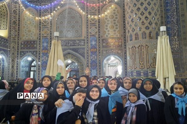 اعزام  دانش‌آموزان زیارت اولی شهر تهران به مشهد مقدس