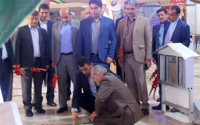 گلزار شهدای بهشت صادق(ع) بوشهر عطرافشانی شد