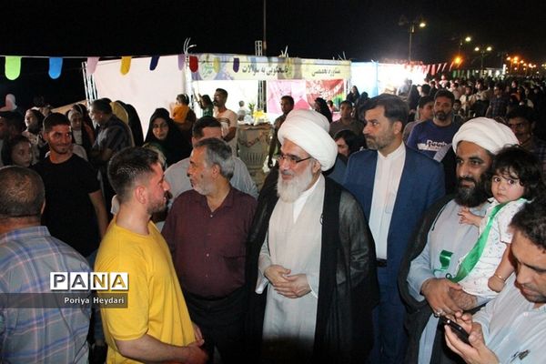 مهمانی غدیر در ساحل بوشهر