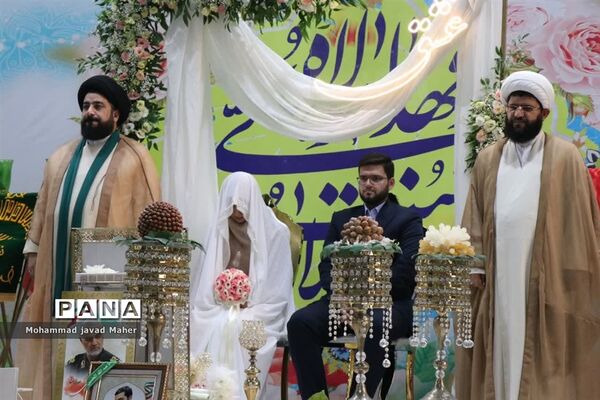 جشن ازدواج آسان‌ در مصلی شهرستان قدس