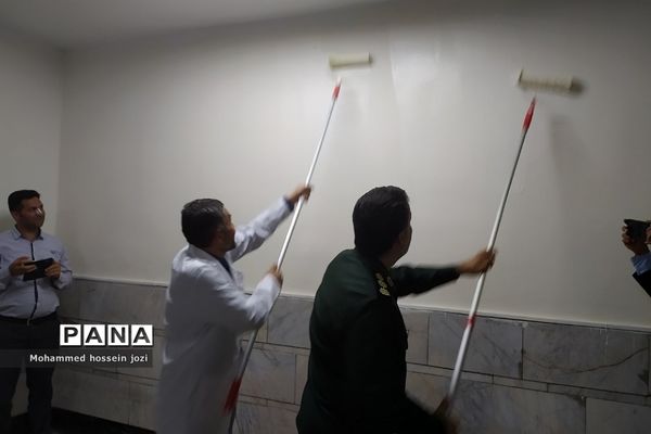 مراسم افتتاحیه طرح جهادی شهید «سید روح‌الله عجمیان» در قم