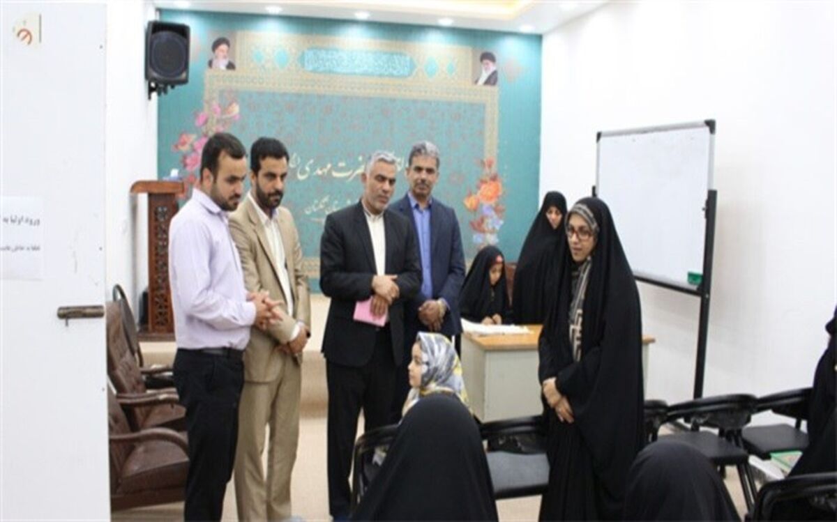 بازدید معاون اداره کل قرآن، عترت وزارت آموزش و پرورش از دارالقرآن حضرت مهدی(عج) تنگستان