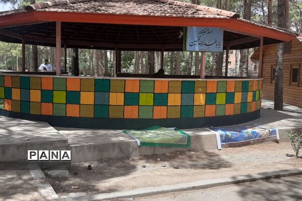 رنگ‌آمیزی اردوگاه استانی شهید بهشتی اصفهان  توسط دانش‌آموزان هنرمند
