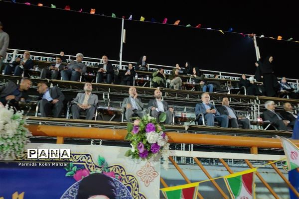 آیین افتتاحیه مسابقات ورزشی بانوان فرهنگی کشور در شیراز