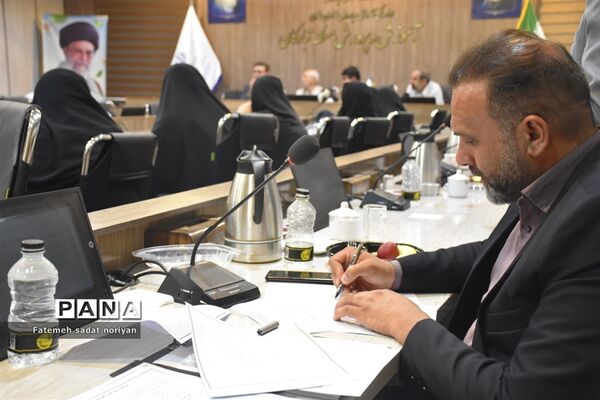 اولین جلسه نمایندگی مجمع خیرین مدرسه‌ساز منطقه تبادکان