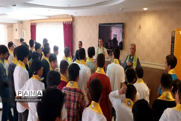 اعزام ۵۵ ‌دانش‌آموز دبیرستان تمام تشکیلاتی شیخ انصاری دزفول به اردوی زیارتی، تربیتی و سیاحتی مشهد مقدس