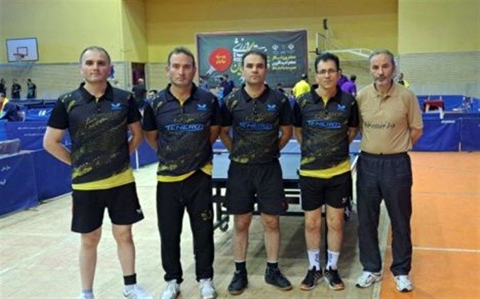 تیم فرهنگیان استان اردبیل قهرمان مسابقات تنیس روی میز کشور شد