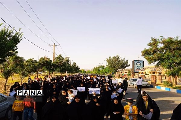 برگزاری اجتماع بزرگ مردمی به‌مناسبت هفته حجاب و عفاف در شهرستان بن
