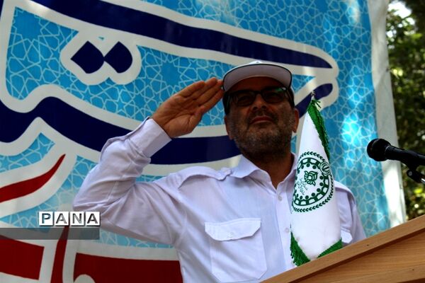 مراسم افتتاحیه دوره دوم اردوی یاورمربیان سازمان دانش‌آموزی شهرستان‌های استان تهران