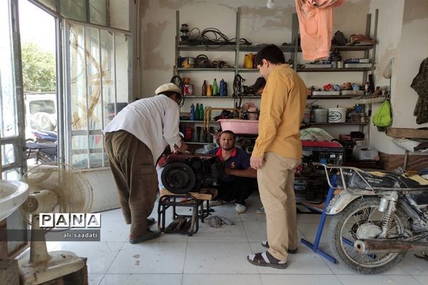 برگزاری دوره‌های کارورزی تابستانه ‌هنرستان پسرانه  امام خامنه‌ای شهرستان مرزی  کلات
