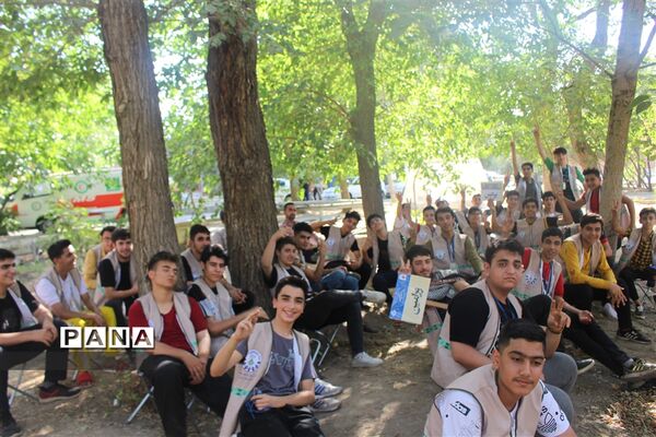 اجرای طرح لبخند ‌در اردوی استانی یاورمربیان پیشتاز