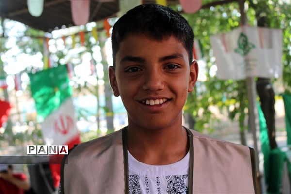 اجرای طرح لبخند ‌در اردوی استانی یاورمربیان پیشتاز