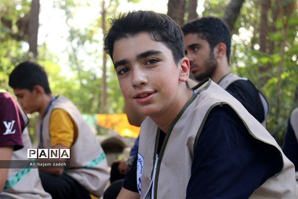 اجرای طرح لبخند ‌در اردوی استانی یاورمربیان پیشتاز