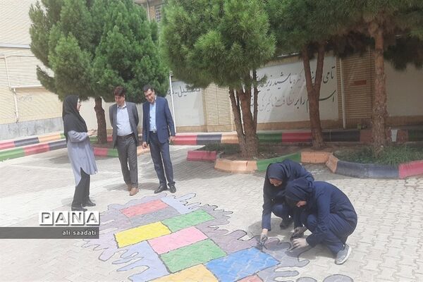 بازدید معاون آموزشی شهرستان کلات از پایگاه ثابت برگزاری دوره کارورزی، کارآموزی هنرستان حضرت معصومه(س)