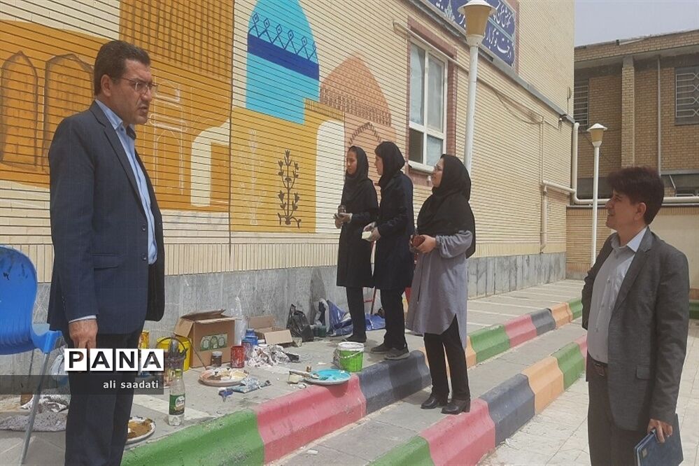 بازدید معاون آموزشی شهرستان کلات از پایگاه ثابت برگزاری دوره کارورزی، کارآموزی هنرستان حضرت معصومه(س)