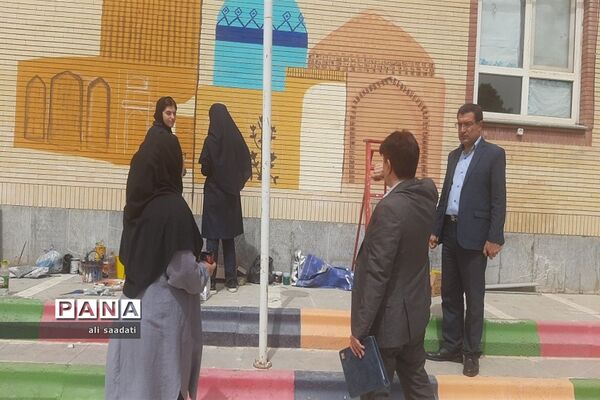 بازدید معاون آموزشی شهرستان کلات از پایگاه ثابت برگزاری دوره کارورزی، کارآموزی هنرستان حضرت معصومه(س)