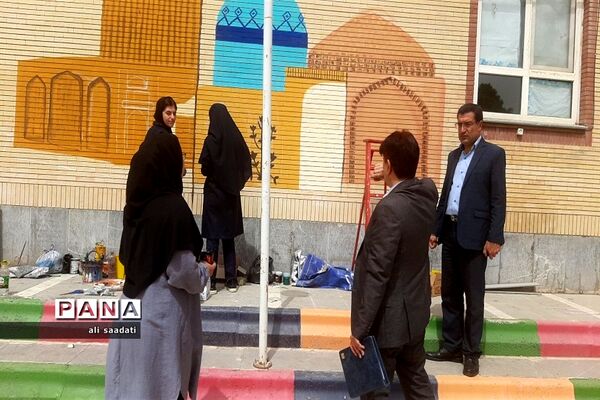 بازدید معاون آموزشی شهرستان کلات از پایگاه ثابت برگزاری دوره کارورزی، کارآموزی هنرستان حضرت معصومه(س)