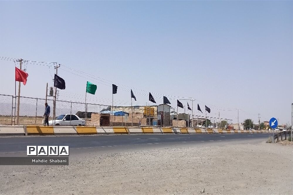 سیاه‌پوش شدن امامزاده سید محمد(ع) کاشمر