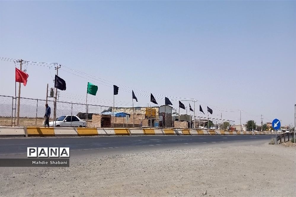 سیاه‌پوش شدن امامزاده سید محمد(ع) کاشمر