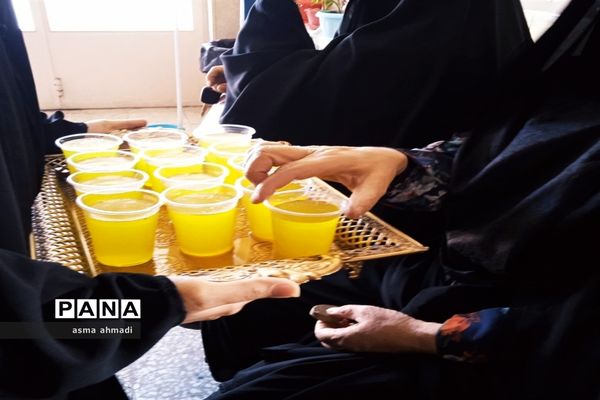 برگزاری مراسم سوگواری امام حسین(ع) در دبستان بوستان