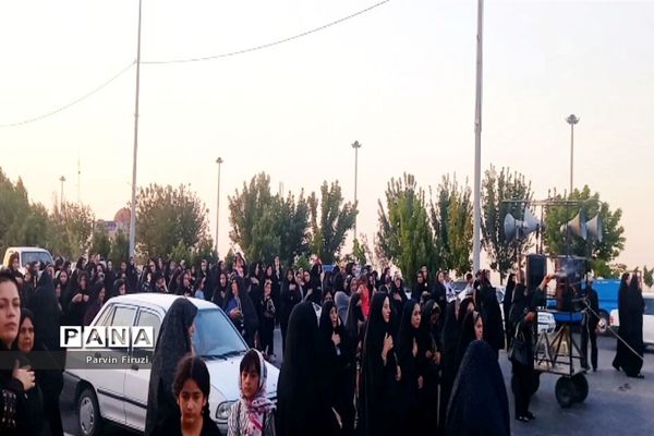 آیین چاووش خوانی عزاداری ماه محرم درشهر آوه