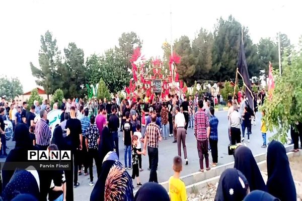 آیین چاووش خوانی عزاداری ماه محرم درشهر آوه