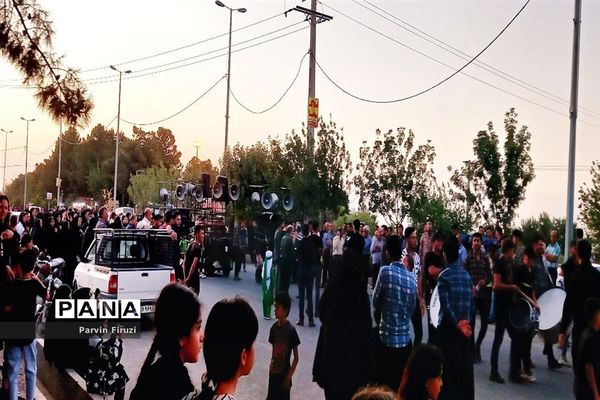 آیین چاووش خوانی عزاداری ماه محرم درشهر آوه