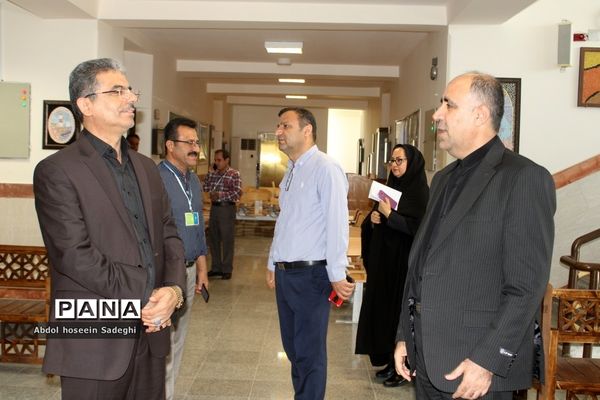 بازدید مسئولان اداره‌کل آموزش و پرورش استان بوشهر  از کانون‌های ارزیابی آزمون استخدامی