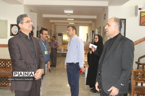 بازدید مسئولان اداره‌کل آموزش و پرورش استان بوشهر  از کانون‌های ارزیابی آزمون استخدامی