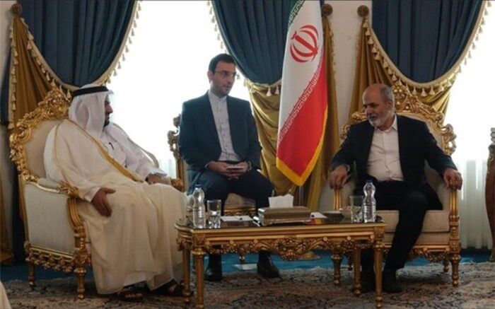 پیام نخست‌وزیر قطر به احمدیان تقدیم شد