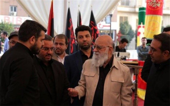 خیمه عاشورایی تهران در میدان ٧ تیر برپا شد