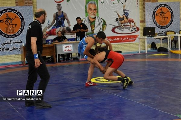 برگزاری مسابقات کشتی چند‌جانبه بین استانی  جام شهید قاسم سلیمانی در بهاباد