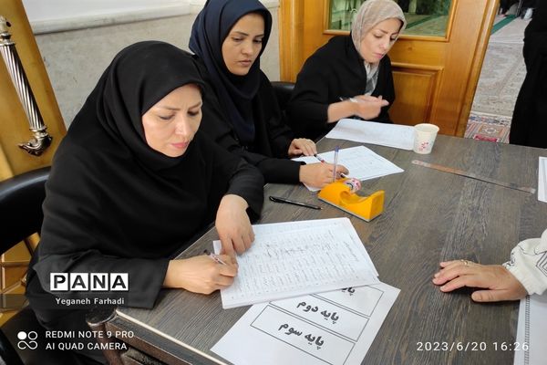 طرح پیوند مدرسه و مسجد با حضور رئیس آموزش و پرورش ناحیه ۵