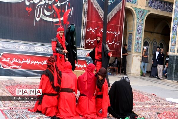 اجرای  تئاتر مذهبی در امامزاده بی بی سکینه صفادشت
