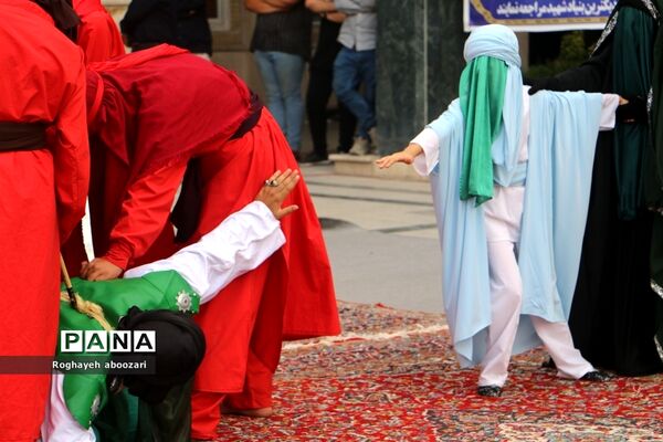 اجرای  تئاتر مذهبی در امامزاده بی بی سکینه صفادشت
