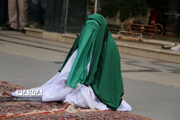 اجرای  تئاتر مذهبی در امامزاده بی بی سکینه صفادشت