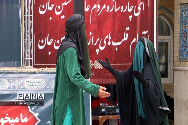 اجرای  تئاتر مذهبی در امامزاده بی بی سکینه صفادشت