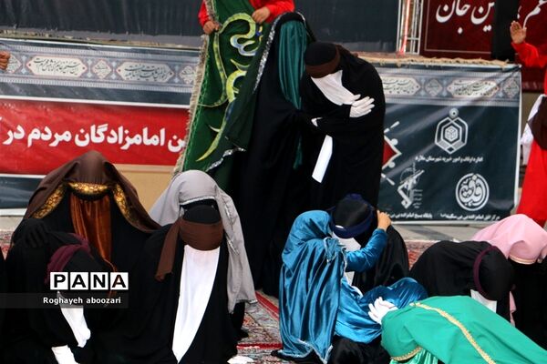 اجرای  تئاتر مذهبی در امامزاده بی بی سکینه صفادشت