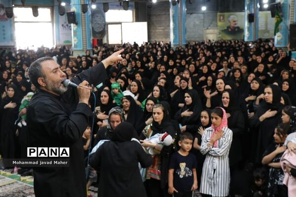 برگزاری مراسم شیرخوارگان حسینی در شهرستان‌قدس