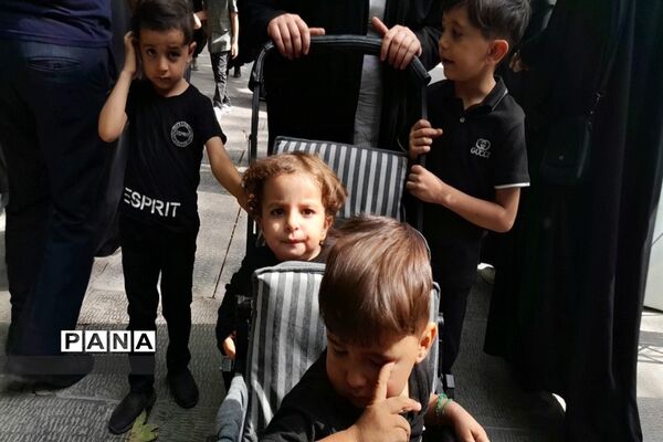 مراسم شیرخوارگان حسینی  در گذر فرهنگی چهارباغ اصفهان