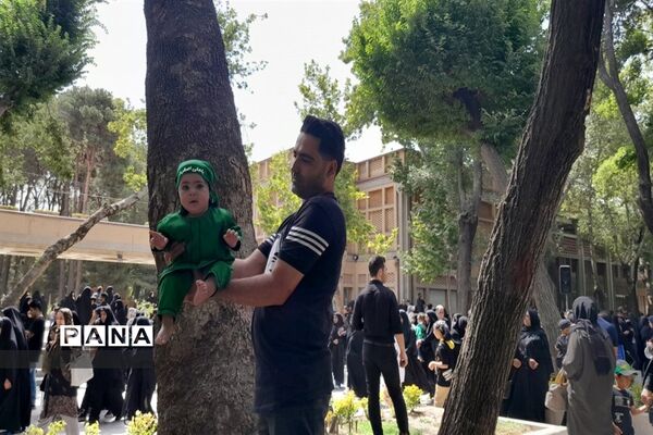 مراسم شیرخوارگان حسینی  در گذر فرهنگی چهارباغ اصفهان