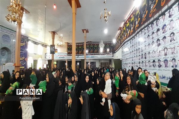 همایش شیرخوارگان حسینی در شهرستان بام و صفی آباد