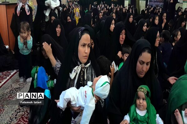 همایش شیرخوارگان حسینی در شهرستان بام و صفی آباد