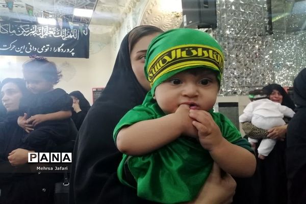 اجتماع شیرخوارگان حسینی در امامزاده سید حمزه(ع)  کاشمر