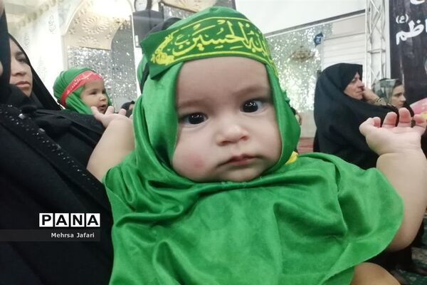 اجتماع شیرخوارگان حسینی در امامزاده سید حمزه(ع)  کاشمر