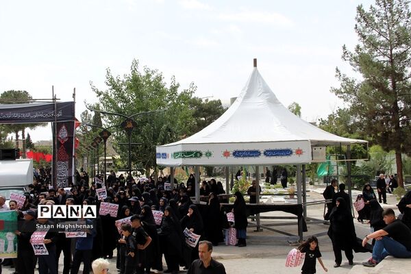 راهپیمایی مردم اسلامشهر در محکومیت اهانت ‌به قرآن‌کریم